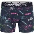 thumbnail image 2 of Floso Mens Gamer For Life Game Controller Boxer Shorts, 2 of 5