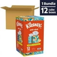thumbnail image 3 of Kleenex Anti-Viral 3-Ply Facial Tissues, Cube Boxes 55 Tissues/Box, 12 Boxes, 3 of 9