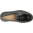 thumbnail image 5 of Cole Haan Grand Ambition Westerly Black Leather Slip On Block Heeled Loafers (Black Leather, 8), 5 of 6