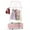 Pink, variant on Costway Kid Clothes Rack with 3 Adjustable Heights Home Freestanding Clothes Rack White