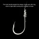thumbnail image 5 of 600 uds/1000 Uds 3-12 anzuelos de pesca de tamaño de acero al carbono anzuelo de púas afiladas FLhrweasw Nuevo, 5 of 9
