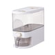 thumbnail image 5 of Dispensador de arroz, dispensador de alimentos, contenedor de almacenamiento de alimentos para cereales de arroz y harina de caramelo pequeño blanco, 5 of 9