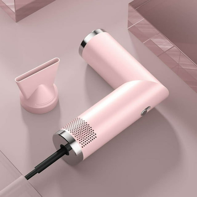 Secador de Pelo Plegable, Motor de Alta Velocidad, Temperatura Constante Inteligente, Tecnología de Iones Negativos, Secado Rápido, Cuidado Hidratante Del Cabello, Ideal para Viajes, Tamaño