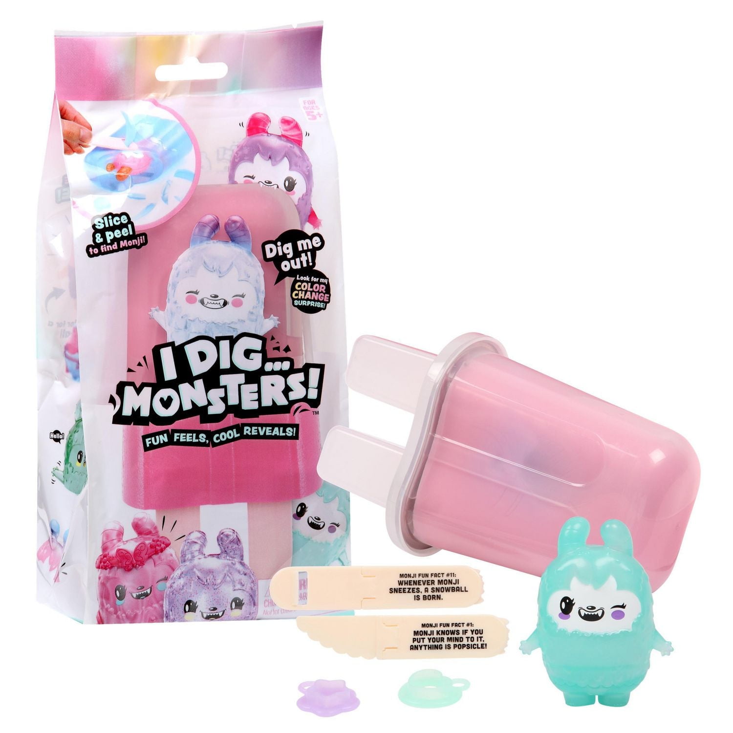 I Dig... Monsters Popsicle Pack - 1pc Collectable ASMR Toy | Fun & Cute  Stress Relief Toy - Walmart.ca