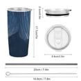 thumbnail image 2 of 20oz Insulated Stainless Steel Tumbler,Galaxy Star Outer Space Double Wall Vacuum Travel Coffee Mug, 2 of 8
