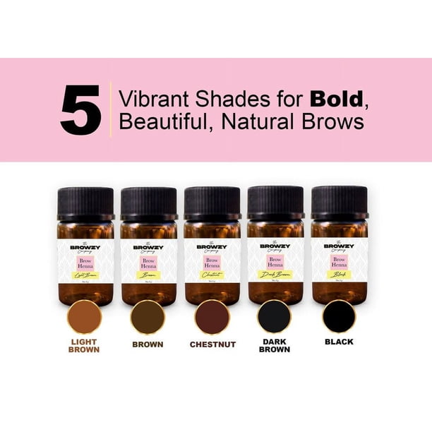 The Browzy Company Henna Eyebrow Tint Kit | 30 Applications
