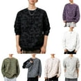 thumbnail image 2 of Fengactive Men's Oversized Sweatshirts Vintage Washed Tee Loose Fit Long Sleeve Casual Basic Graphic Tees Shirt Tops, 2 of 6