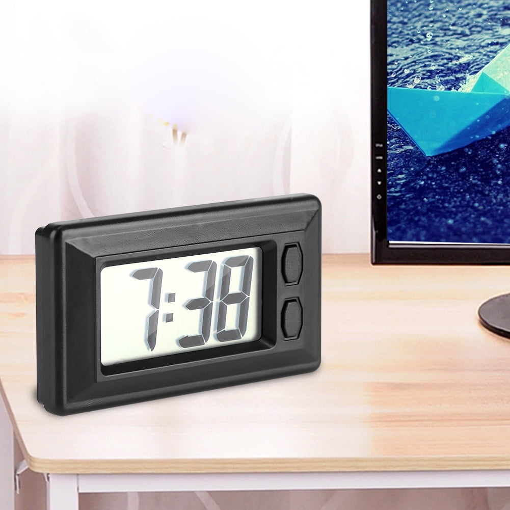Yosoo Lcd Digital Table Car Dashboard Desk Electronic Clock Date