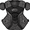 Black/Graphite, variant on Rawlings Intermediate Velo Series Chest Protector