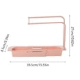 thumbnail image 2 of Telescopic Storage Rack for Kitchen - Versatile Dishwashing and Vegetable Filter System, 2 of 5