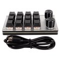 thumbnail image 2 of USB Mini Key Keypad, DIY Programmable Keyboard With Custom Knob, Mechanical Gaming Programming Macro Keyboard, One Handed OSU  Standard Keyboard For Gaming Office, 2 of 8