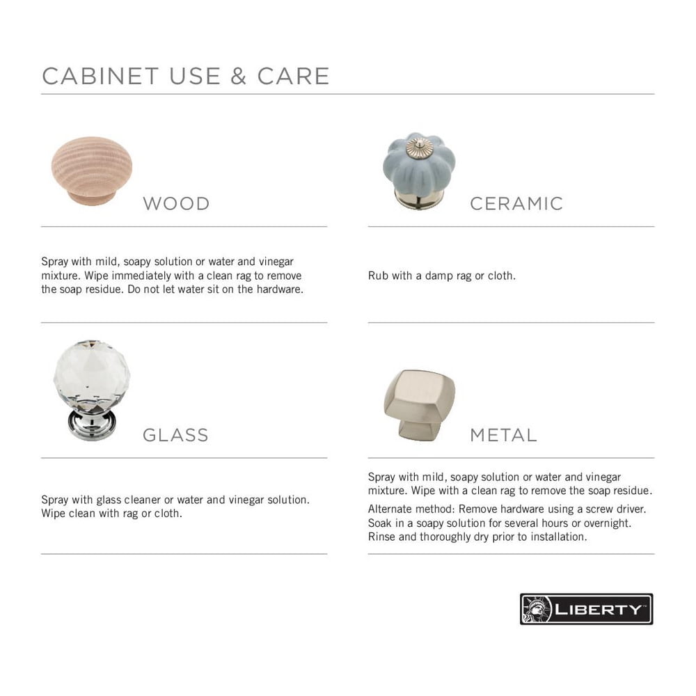 Liberty 32mm Square Knob with Square Base, Available in Multiple Colors