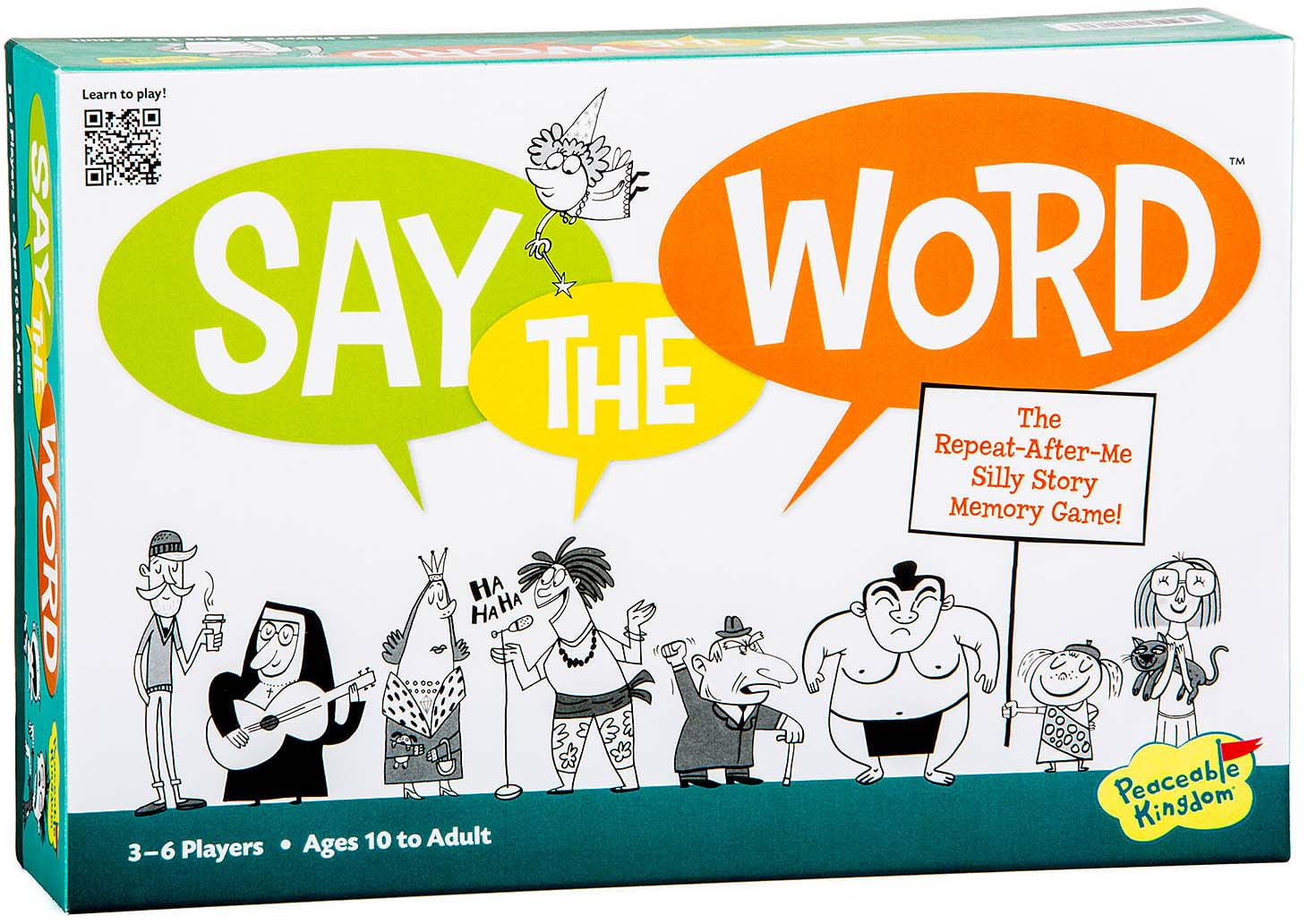 Peaceable Kingdom Say The Word Award Winning Cooperative Silly Story Memory  Game for Friends and Families - Walmart.com