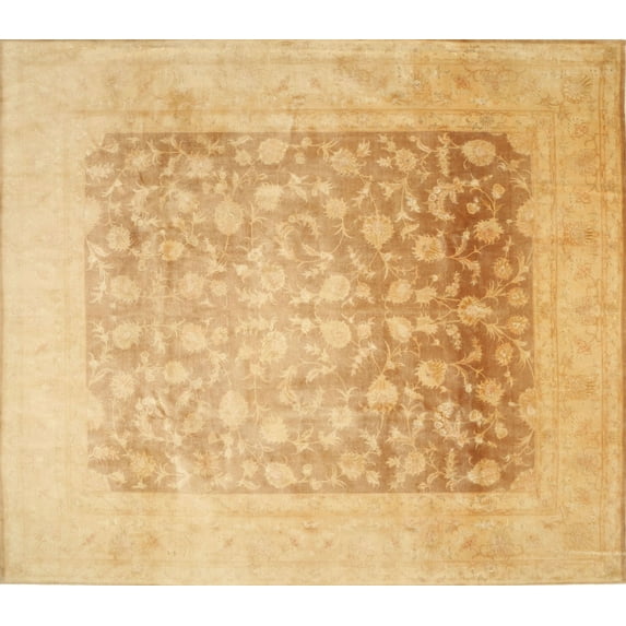 Ahgly Company Indoor Rectangle Traditional Dark Orange Area Rugs, 8' x 10'