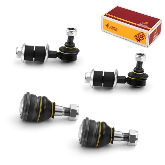 Metrix Premium Chassis Parts - 4 PC L/R Front Sway Bar Stabilizer End Link & L/R Front Lower Ball Joint Kit Fits 95-98 Nissan 200SX, 91-93 NX, 91-99 Sentra, Replacement K9543, K9449