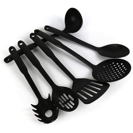 

6Pcs Cooking Utensils Set Heat-Resistant Silicone Non-Stick Spatula Spoon Set Suitable For Cooking Kitchen Tools