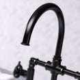 thumbnail image 3 of Kingston Brass KS2333CG Fuller 1.8 GPM Bridge Kitchen Faucet - Brass, 3 of 6
