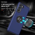 thumbnail image 2 of S21 FE 5G Case, Design for Samsung Galaxy S21FE Phone Cases with Screen Protector Ring Holder,Stand Kickstand Slim, 2 of 5
