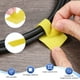 thumbnail image 2 of Uxcell 100-Pack Bridas de Cable con Gancho y Bucle, 3.5 x 1.1 Pulgadas Organizador de Cables Autoadhesivo Mejorado para Escritorio [Amarillo], 2 of 7