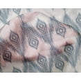 thumbnail image 4 of oneOone Silk Tabby Fabric Chevron Ikat Print Sewing Fabric BTY 42 Inch Wide, 4 of 4