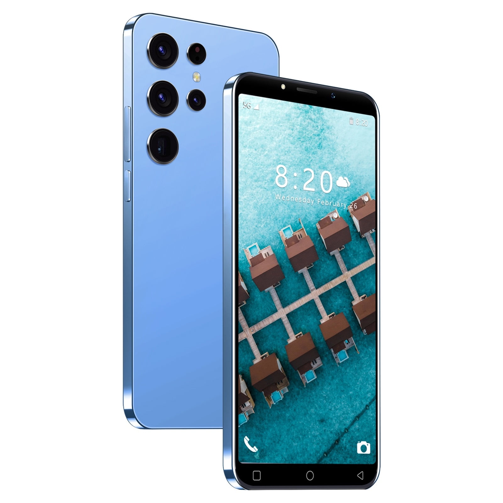 Cheap Smartphone,Unlocked Android Smartphone 8GB ROM+1GB RAM Android Phone 5IN HD Cell Phone 2MP Rear Camera System 1500mAh Phone Mobile Phone Large Storage
