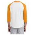 thumbnail image 2 of Yellow Rooster Men's Colorblock Raglan Jersey White/ Gold M, 2 of 6
