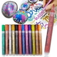 thumbnail image 2 of 2025 New Glitter Gel Pens Set 12 Color, Colorful Pens, Artist Colored Gel Markers, Back to School, Smooth Pens for Writing, Office School Supplies Gifts for Adult Coloring Hand Lettering, 2 of 9