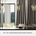 thumbnail image 5 of Hunter - Vidria 1-light Alturas Gold, Small Pendant Light, Dimmable, Formal Style, Bell Shaped, for Bedrooms, Dining, Living Rooms - 45235, 5 of 7