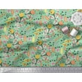 thumbnail image 3 of Soimoi Cotton Cambric Fabric Leaves & Floral Artistic Decor Fabric Printed Yard 42 Inch Wide, 3 of 3