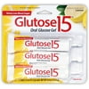 Glutose 15 Glucose Supplement, Gel Lemon Flavor, 00574006930 - Pack of 3