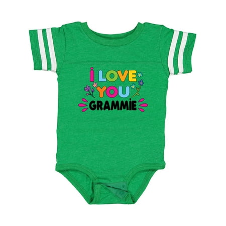 

Inktastic I Love You Grammie with Flowers Gift Baby Girl Bodysuit