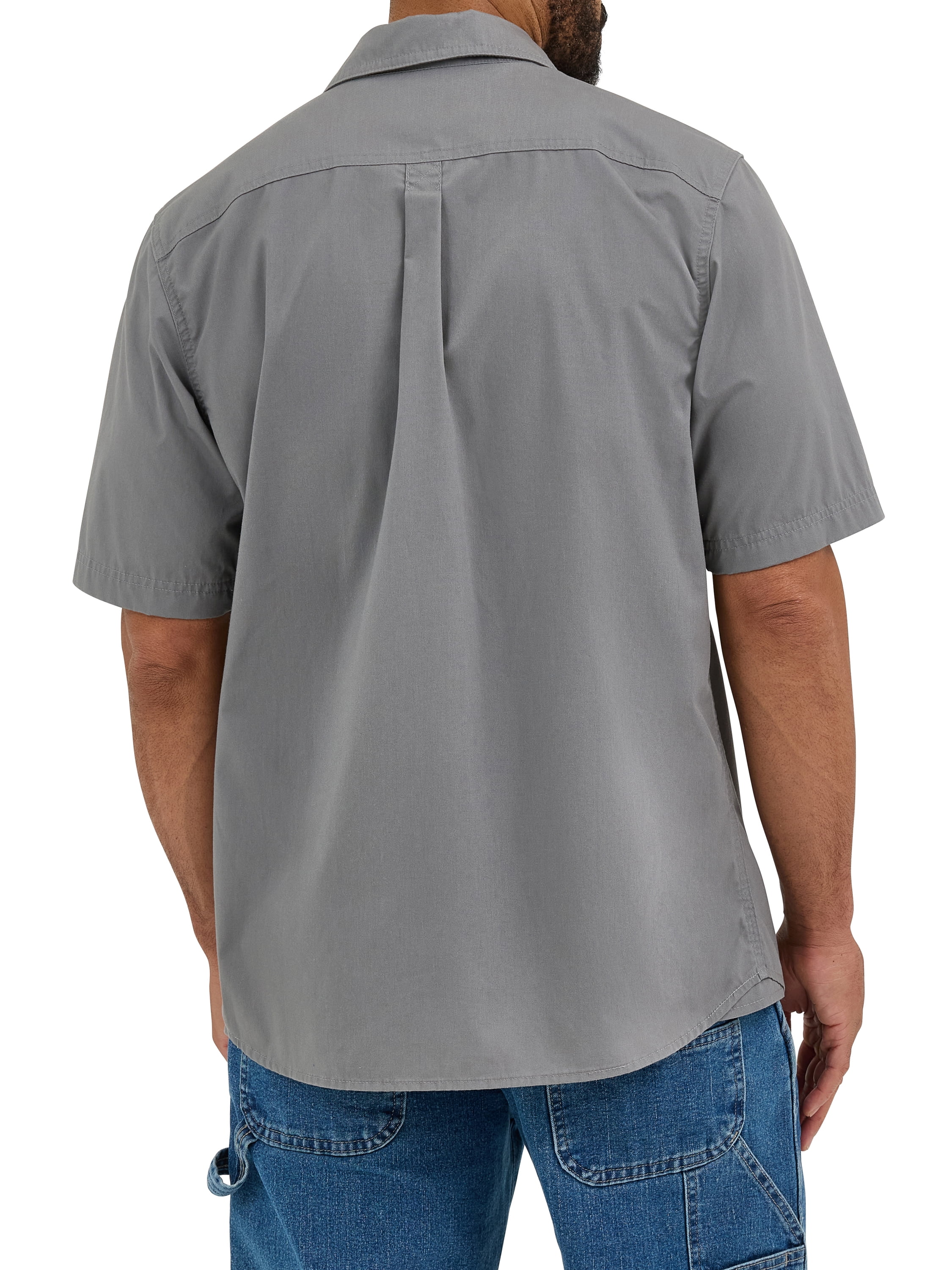 Wrangler® Men's Relaxed Stretch Short Sleeve Shirt, Sizes S-5XL