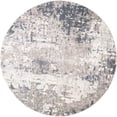thumbnail image 6 of Livabliss Area Rugs for Living Room, 9ft Round Venice Modern Pale Blue Round Rug, Bedroom Dining Room Home Decor Stain Resistant Carpet (7'10" x 7'10"), 6 of 8