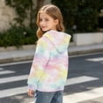 thumbnail image 6 of Atogsazn Girls Fleece Lined Hoodies Kids Casual Long Sleeve Hooded Sweatshirt Fall Winter Clothes Tops White 5-6 Years Fashion, 6 of 8