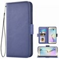 thumbnail image 1 of Cover for Huawei P20pro Cover, Mobile Phone Cover Compatible with Huawei P20 +, Mobile Phone Case Protective Cover Bag Case Fabric And Pu Leather with Credit Card Holder, Blue, 1 of 6