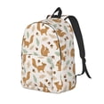 thumbnail image 1 of Easygdp Squirrel And Leaves Mochila de Lona Resistente para Laptop, Compatible con Laptops de 15 a 17 pulgadas, Ideal para Escuela, Trabajo y Viajes-Medium, 1 of 5