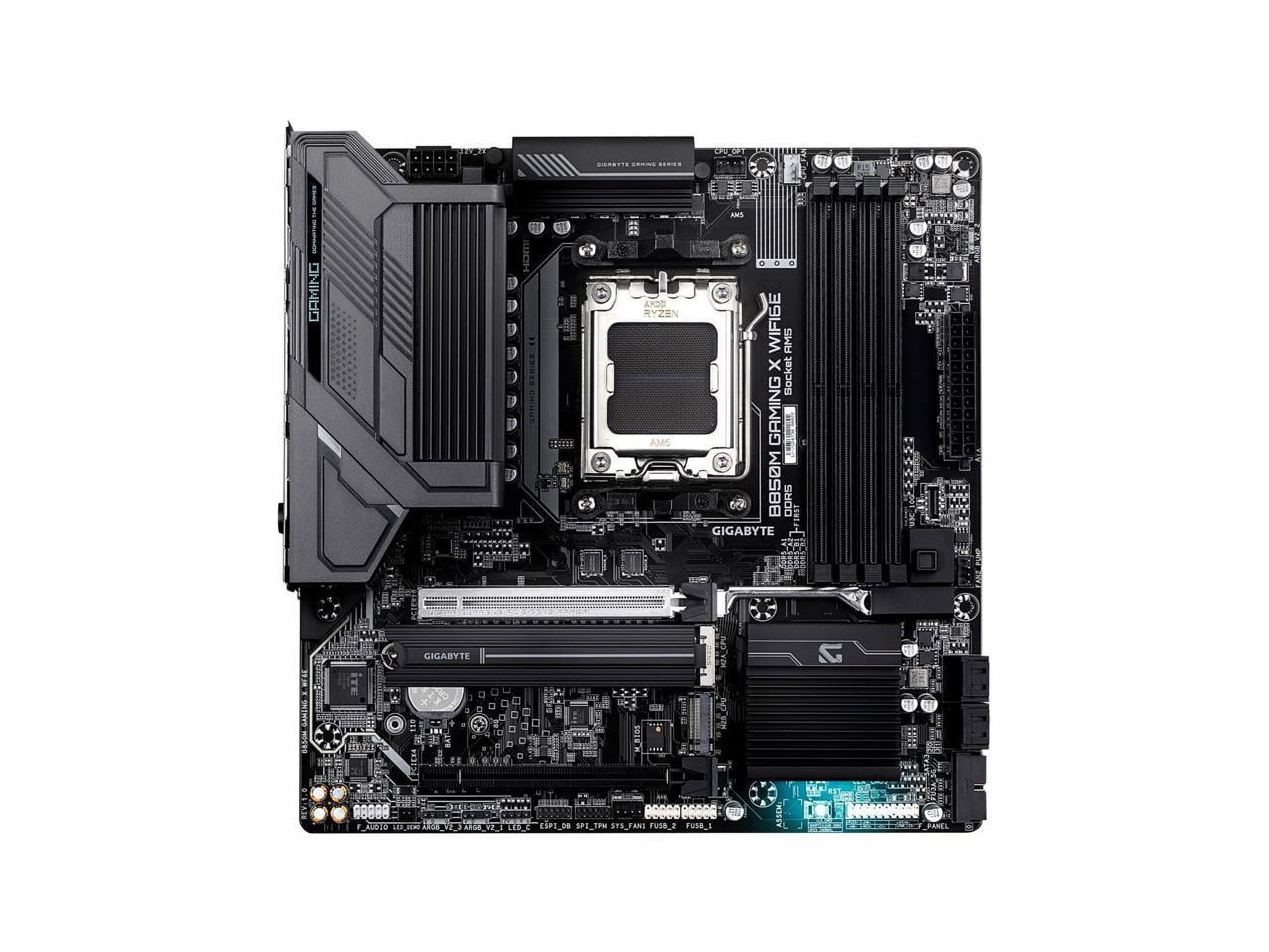 Gigabyte Ultra Durable B850M GAMING X WIFI6E Gaming Desktop Motherboard - AMD B850 Chipset - Socket AM5 - Micro ATX (b850mgamingxwf6e)