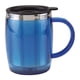 thumbnail image 1 of Taza doble pared acero inoxidable con tapa segura-burgos azul 9 x 12, 1 of 2