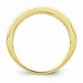 thumbnail image 2 of Solid 14k Yellow Gold Simulated Emerald Ring (3mm) - Size 5.5, 2 of 3