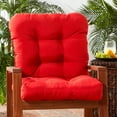 thumbnail image 5 of Greendale Home Fashions Outdoor Tufted 42'' x 21'' Chair Cushion, Salsa, 5 of 8