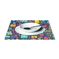 thumbnail image 3 of Robots Aliens 12×18 inch Placemats Heat Resistant Washable Foldable Rectangular Placemats Set Decoration Indoor Outdoor for Kitchen Dining Table 1PC, 3 of 8