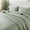 Mist Sage, variant on Olive Green King Size Quilt Set, Striped Pick Stitch Lightweight Bedspread, Soft Channel Rustic Coverlet, Spring Summer Thin Comforter, 104x90 inches