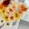 thumbnail image 5 of Nvzi 6 flores artificiales de gerbera, flores falsas, flores artificiales para decoración de bodas, 5 of 5