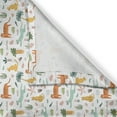 thumbnail image 3 of Ambesonne Tropical Kitchen Curtains, Palm Tree Cacti Wild Cat, 55"x45", Burnt Sienna Grey Teal, 3 of 3
