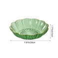 thumbnail image 3 of Tauxra Clear Gold Hammered PET Fruit Tray Stackable Snack Bowl For Living Room Coffee Table, 3 of 6