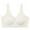 White, variant on Plus Size Bras for Women Vest Strappy Women's Inner Fixed Cup Large Size Back Comfortable Large Bust Slimming Sports Bra Bras for Women 0XL