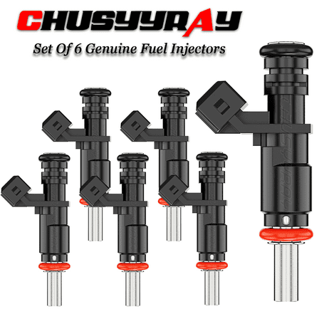 6PCS Genuine Fuel Injectors Fit OE 7531634 For BMW 3.0L X3 X5 Z4 328i 328xi 528i