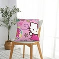 thumbnail image 4 of Hello Kitty Pillow Cover, Square Throw Pillow Cases For Couch Sofa Bed Living Room,Home Decorative, 16"X16", 4 of 9