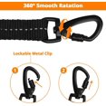 thumbnail image 2 of Long Dog Leash 30 FT: Heavy Duty Rope Leashes for Dogs Training with Swivel Lockable Hook Reflective Threads Bungee and Padded Handle - Dog Lead for Large Small Medium Dogs Outside Walking Hiking, 2 of 7