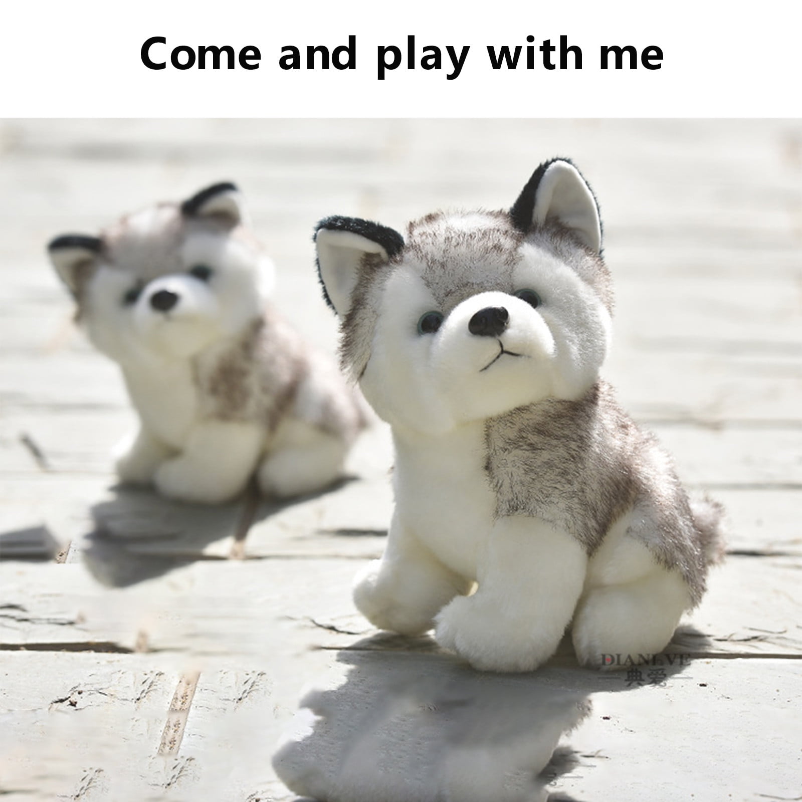 LSLJS Hu-Sky Dogs Plush Cute Plushies Wolf Stuffed Toys Soft Puppy